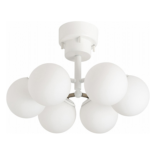 BRID タイニー ガラス シーリングライト 6灯 003367 電球あり