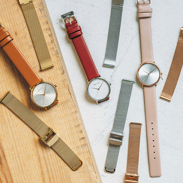 BERING ローズゴールド メッシュベルト 時計 BERING ローズゴールド