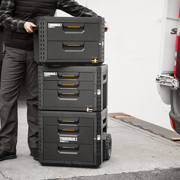 TOUGHBUILT StackTech 3ドロワーボックス（サイドロック）TB-B1-D-73