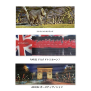 角度を変えると動物が動く定規です。