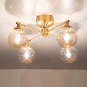 まさに月のような幻想的なイメージを醸し出す照明ムーンクロス。