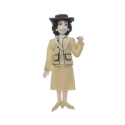 SILK ROAD BAZAAR ココ・シャネル Coco Chanel フェルト製オーナメント