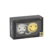 週明けの表情は曇りがちだが週末はhappyな2ペアソックス。