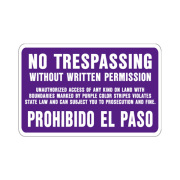 アメリカで使われている警告看板。