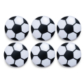 サッカーボール型バッグクリップ6 個セット。