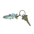 カタカナの文字がエモい渓流魚のキーホルダー。 