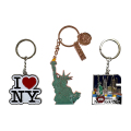 ニューヨークをモチーフとしたキーホルダー。