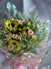 夏のミニブーケ