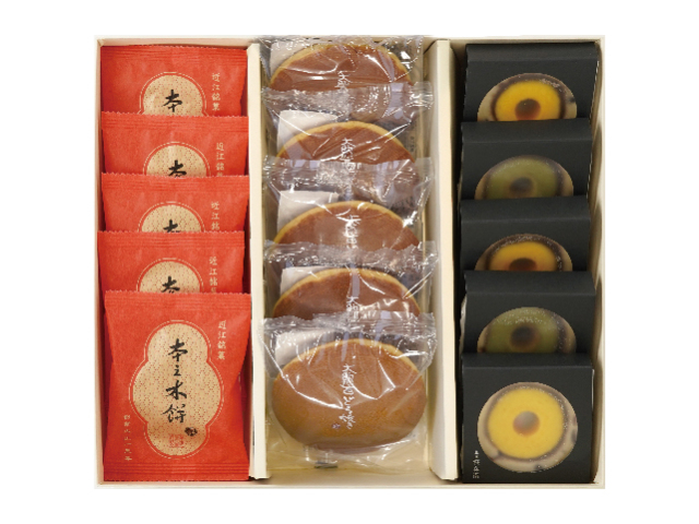 本之木餅　大納言どら焼き　月