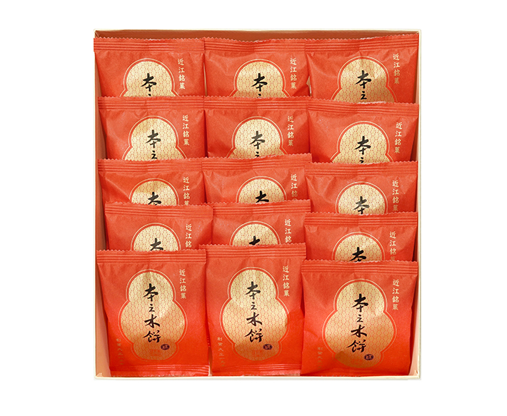 本之木餅15個化粧箱入り