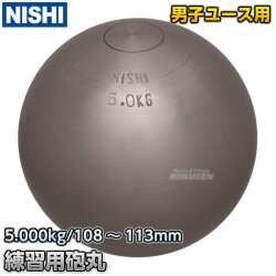 砲丸投げ　練習用砲丸　5.0kg　G1154