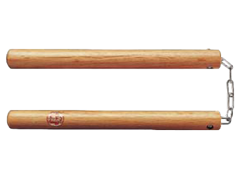 ヌンチャク　沖縄空手　古流武術　古武道　日本製　全長36cm　八角先太　天然木 日本製 ヌンチャク 沖縄空手 古流武術 武道 天然木製 長さ約30cm 八角先