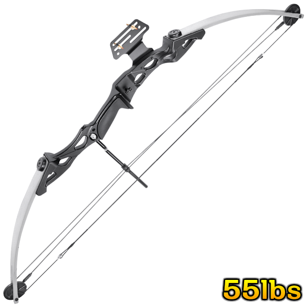 Mankung アーチェリー コンパウンドボウ Mk 55b 55ポンド 55lbs 約24 9kg シルバー