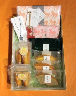 "鳥"ギフト　(鹿角カット2個、カットバウム4個、鹿グッズ4個)