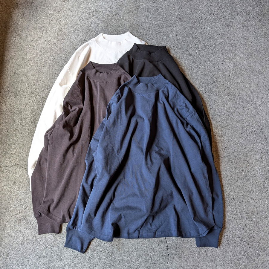 alvana,アルバナ,アルヴァナ,alvana 東京取り扱い店舗,空紡 midle neck  round l/s tee shirts,alv-00137