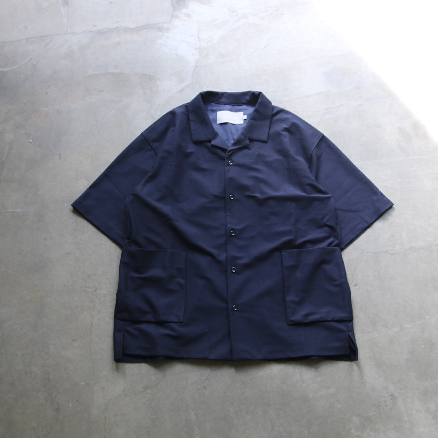 curly,カーリー,LINEN BLENDED S/S SHIRT,231-31041