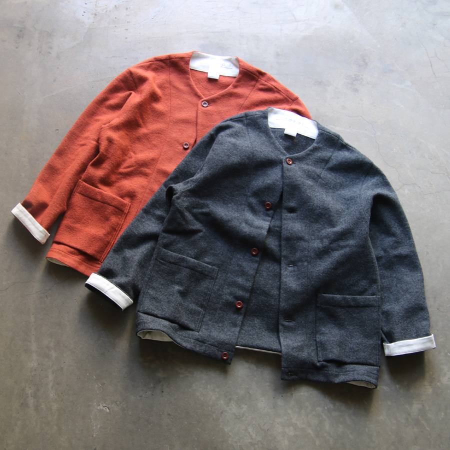 EEL PRODUCTS (イール プロダクツ) E23171 [Mushroom Jacket / マッシュルームジャケット] ノーカラージャケット