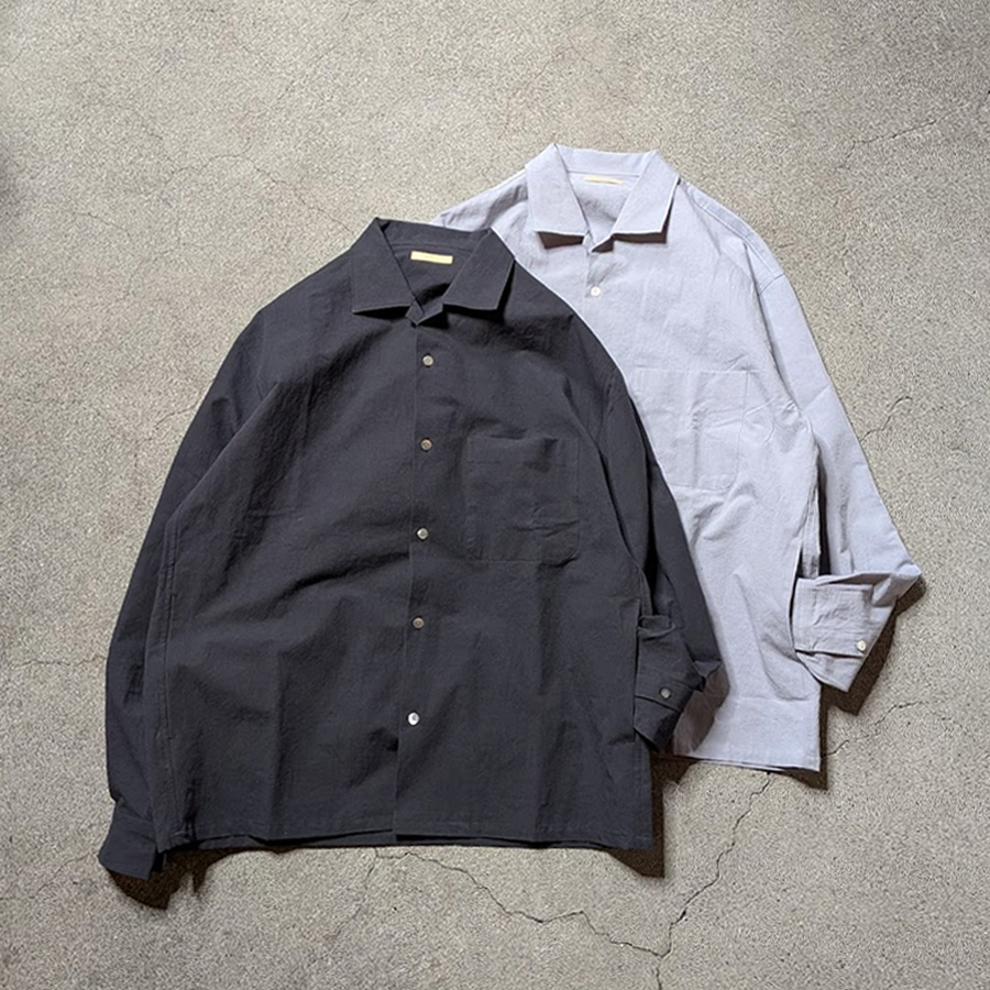 SUNNY ELEMENT (サニーエレメント) [Park Shirt] バンドカラーカラー