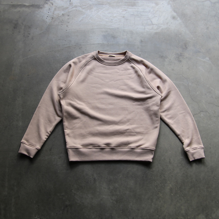 LA MOND,ラモンド,RAGLAN SLEEVE SWEAT PULL OVER,LM-C-162-spp,SPAIN PIMA PULL OVER SWEAT