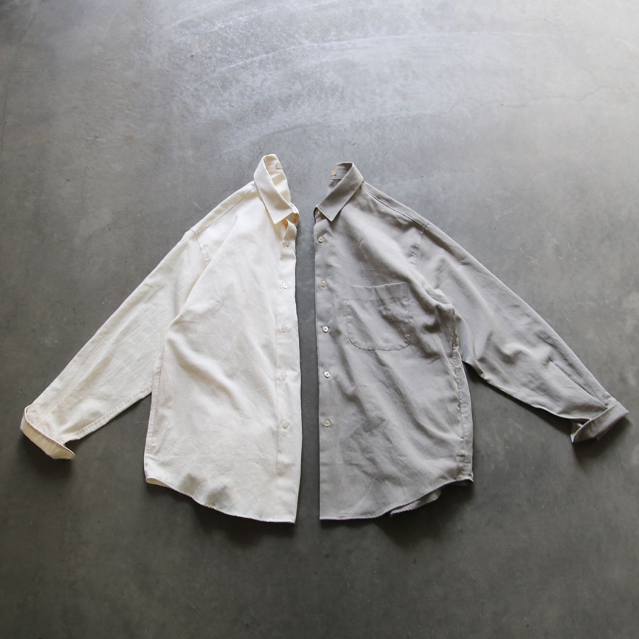 LAMOND,LA MOND,ラモンド,supima cotton bold shirt jacket