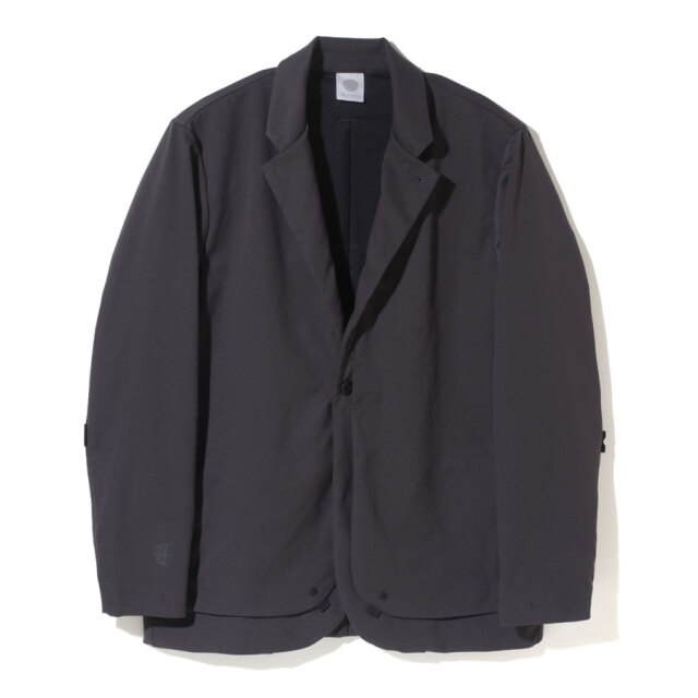 Alkphenix アルクフェニックス Poa52wt62 Tab Shirtket Karu Stretch X Technista48 シャツジャケット Black