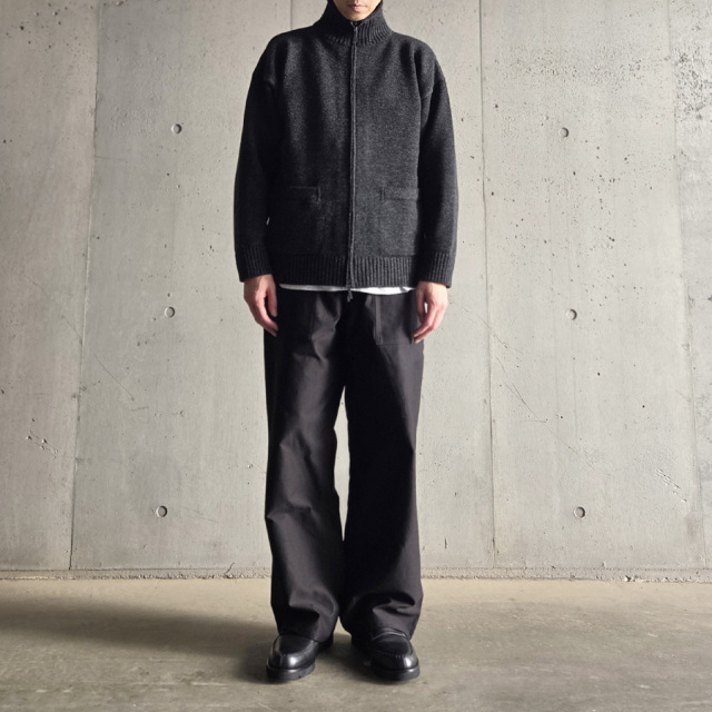 alvana,アルバナ,アルヴァナ,alvana 東京取り扱い店舗,alvana 通販,5G LAMB WOOL zip up knit,ALV-90151