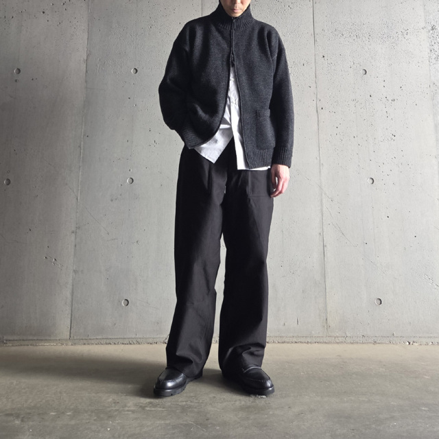 alvana,アルバナ,アルヴァナ,alvana 東京取り扱い店舗,alvana 通販,5G LAMB WOOL zip up knit,ALV-90151