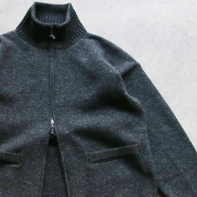 alvana (アルヴァナ) ALV-90151 [ 5G LAMS WOOL ZIP UP KNIT ] 5ゲージ