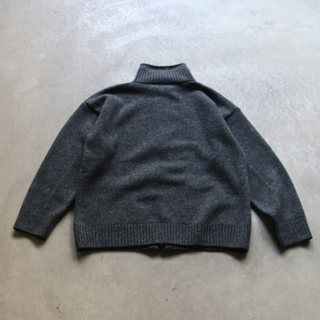 alvana (アルヴァナ) ALV-90151 [ 5G LAMS WOOL ZIP UP KNIT ] 5ゲージ