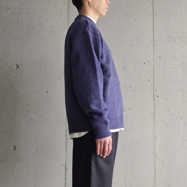alvana (アルヴァナ) ALV-90150 [ 5G LAMS WOOL CREW KNIT ] 5ゲージ