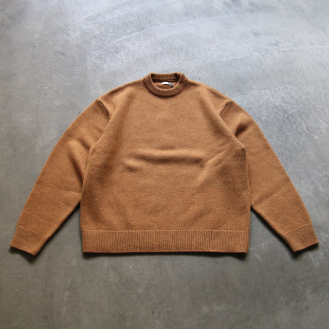 alvana (アルヴァナ) ALV-90150 [ 5G LAMS WOOL CREW KNIT ] 5ゲージ