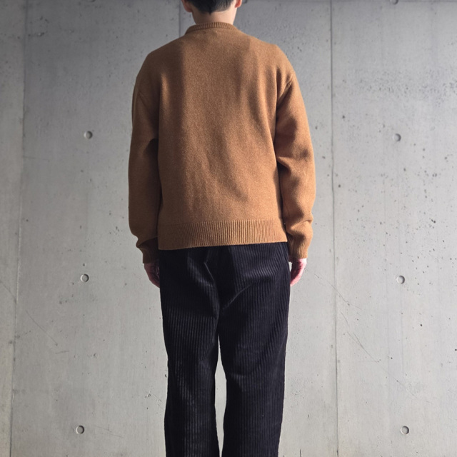 alvana (アルヴァナ) ALV-90150 [ 5G LAMS WOOL CREW KNIT ] 5ゲージ