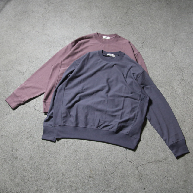 alvana (アルヴァナ) AFW-25037 [ 空紡 BD SWEAT TEE SHIRTS ] 空乏天竺 スウェット L/S T シャツ