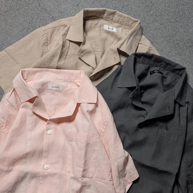 alvana,アルヴァナ,LINEN OPEN COLLAR SHIRT,ALV-00175,alvana 通販,alvana 東京取り扱い店舗