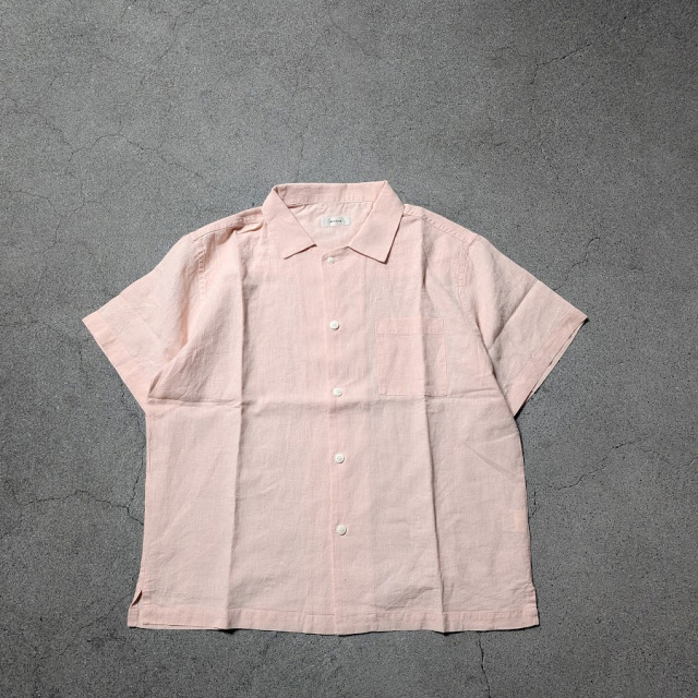 alvana,アルヴァナ,LINEN OPEN COLLAR SHIRT,ALV-00175,alvana 通販,alvana 東京取り扱い店舗