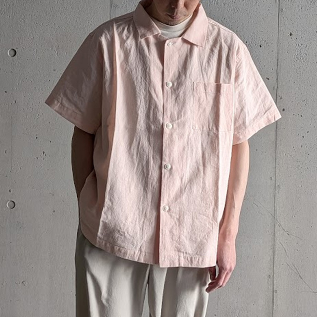 alvana,アルヴァナ,LINEN OPEN COLLAR SHIRT,ALV-00175,alvana 通販,alvana 東京取り扱い店舗