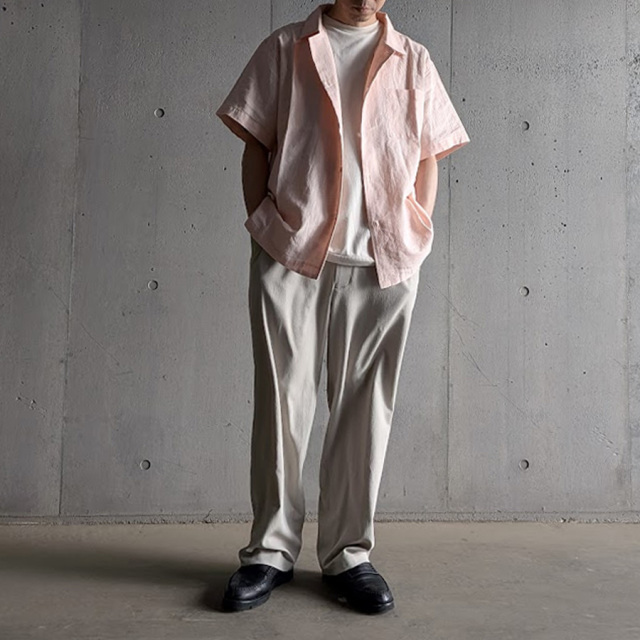 alvana,アルヴァナ,LINEN OPEN COLLAR SHIRT,ALV-00175,alvana 通販,alvana 東京取り扱い店舗