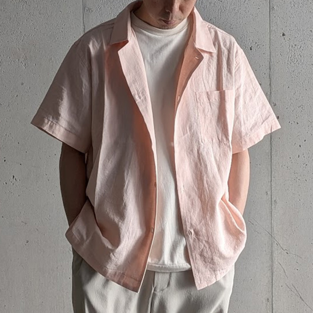 alvana,アルヴァナ,LINEN OPEN COLLAR SHIRT,ALV-00175,alvana 通販,alvana 東京取り扱い店舗