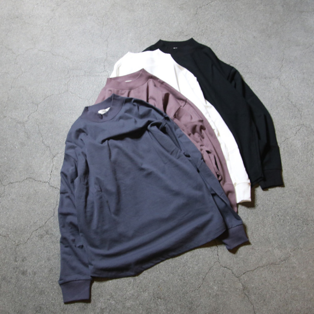 alvana,アルバナ,アルヴァナ,alvana 東京取り扱い店舗,空紡 midle neck  round l/s tee shirts,alv-00137