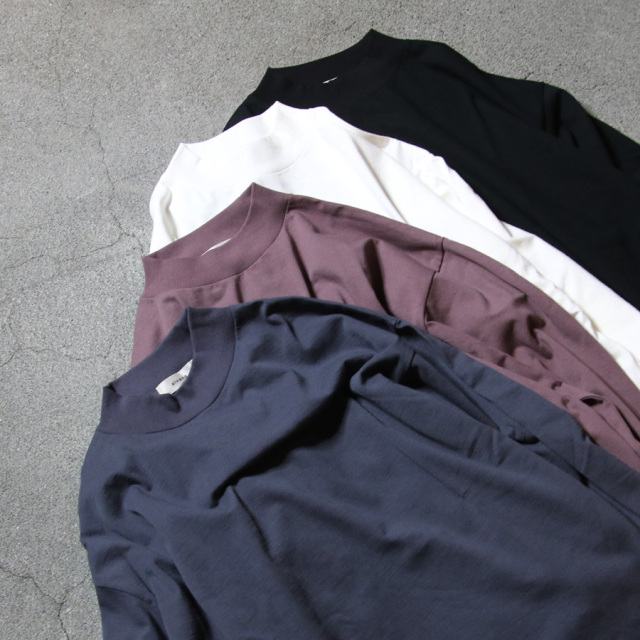 alvana,アルバナ,アルヴァナ,alvana 東京取り扱い店舗,空紡 midle neck  round l/s tee shirts,alv-00137