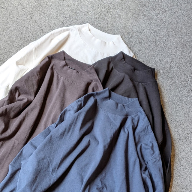alvana,アルバナ,アルヴァナ,alvana 東京取り扱い店舗,空紡 midle neck  round l/s tee shirts,alv-00137