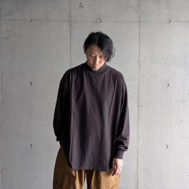 alvana,アルバナ,アルヴァナ,alvana 東京取り扱い店舗,空紡 midle neck  round l/s tee shirts,alv-00137