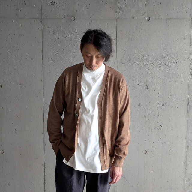 alvana,アルバナ,アルヴァナ,alvana 東京取り扱い店舗,空紡 midle neck  round l/s tee shirts,alv-00137