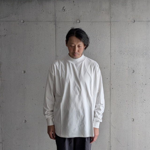 alvana,アルバナ,アルヴァナ,alvana 東京取り扱い店舗,空紡 midle neck  round l/s tee shirts,alv-00137