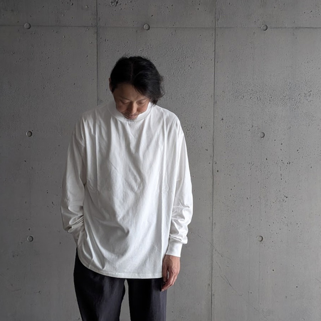 alvana,アルバナ,アルヴァナ,alvana 東京取り扱い店舗,空紡 midle neck  round l/s tee shirts,alv-00137