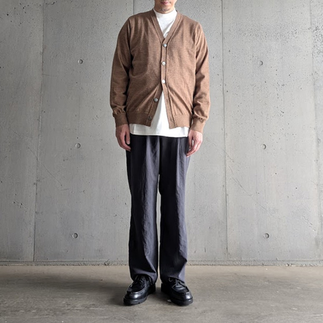 alvana,アルバナ,アルヴァナ,alvana 東京取り扱い店舗,空紡 midle neck  round l/s tee shirts,alv-00137