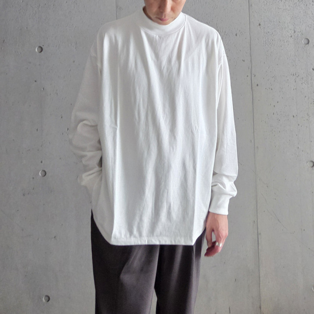 alvana (アルヴァナ) ALV-00137 [ 空紡 MIDLE NECK ROUND L/S TEE