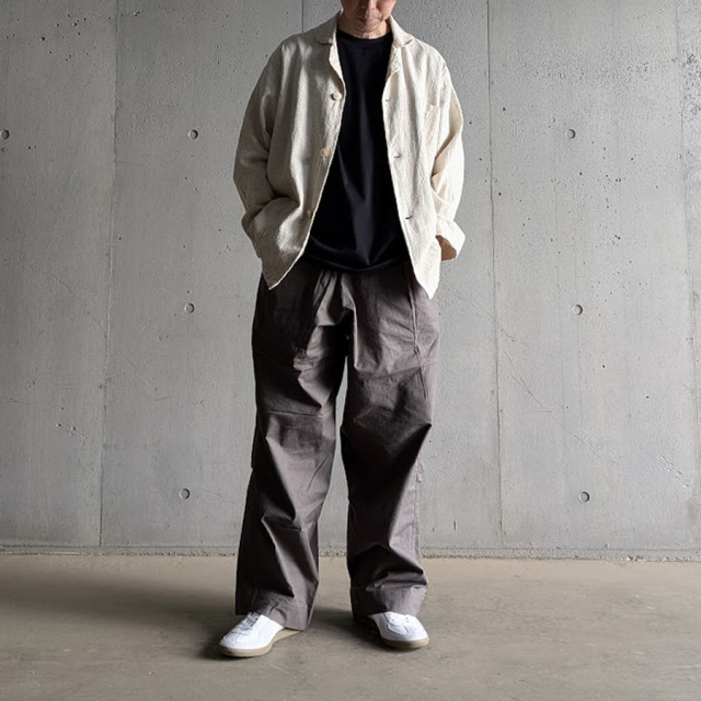 TUKI (ツキ) 0041【PAJAMAS】 (SHEETING) パジャマパンツ (SAGE GREEN)