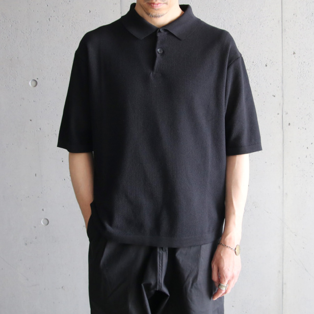 alvana (アルヴァナ) ACS-K001 [ LUSTER 16/ POLO S/S KNIT ] 鹿の子