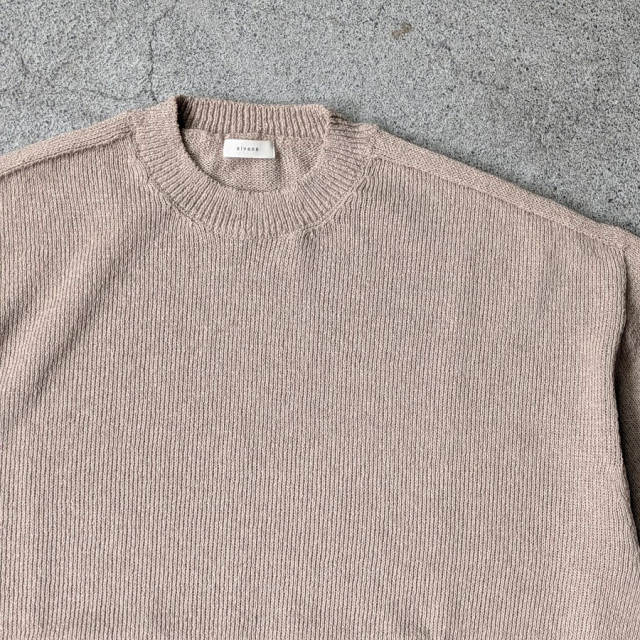 alvana,アルヴァナ,washi crewneck s/s knit,ALV-90183,alvana 通販,alvana 東京取り扱い店舗